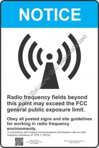 12x18 RF NOTICE Sign