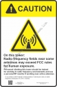 8x12 RF TOWER CAUTION Sign