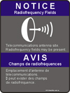 18x24 CANADIAN RF NOTICE Sign